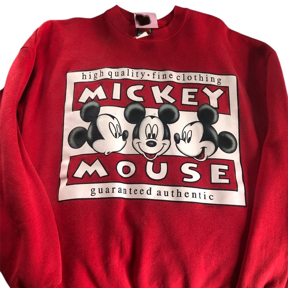 Mickey Mouse Red Sweater